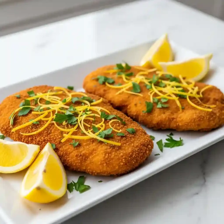 Baked Chicken Schnitzel