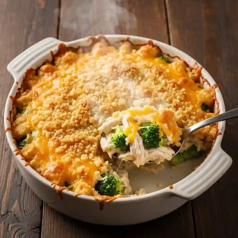 Chicken, Broccoli, and Cheddar Casserole