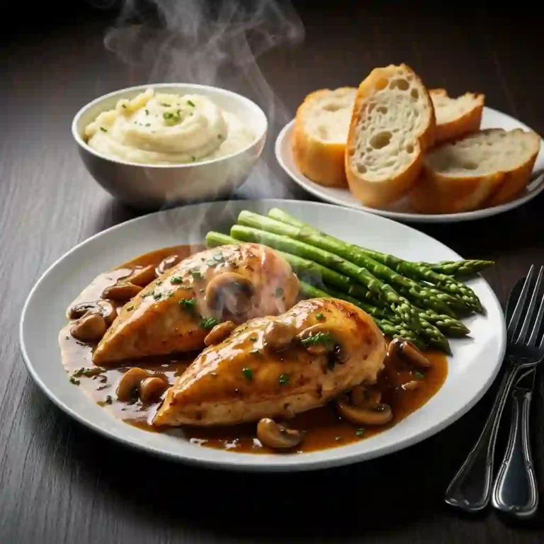 Chicken Marsala (Classic Italian-Style Chicken in Mushroom Wine Sauce)