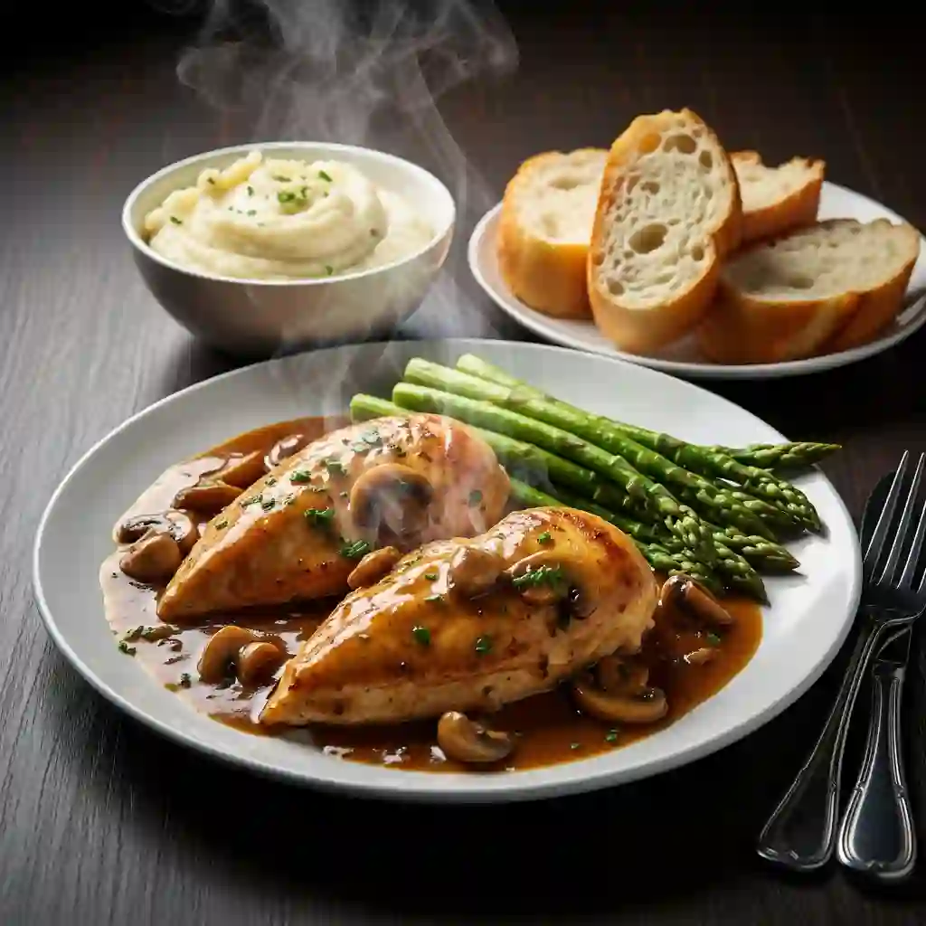 Chicken Marsala (Classic Italian-Style Chicken in Mushroom Wine Sauce)