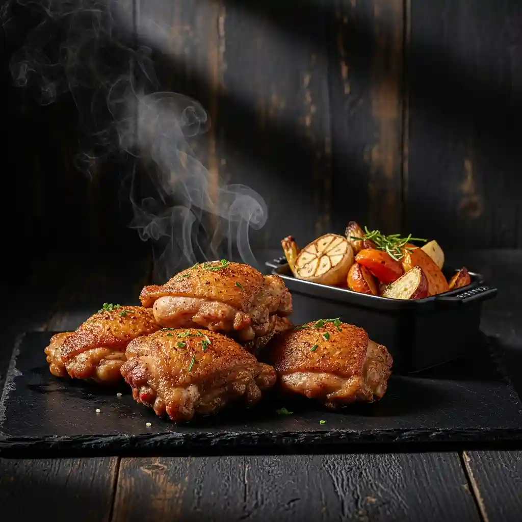 Easy Baked Chicken Thighs