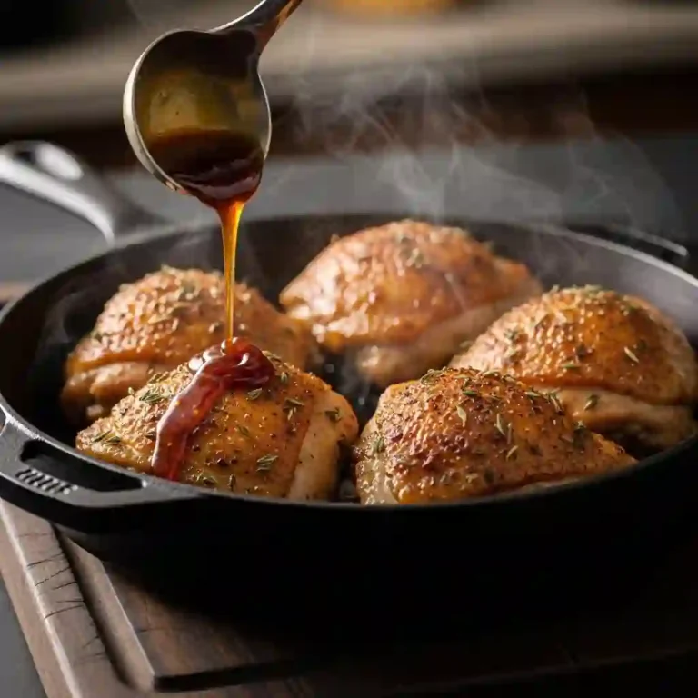 Garlic Brown Sugar Chicken Thighs