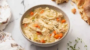 Chicken, Rice, and Vegetable Soup