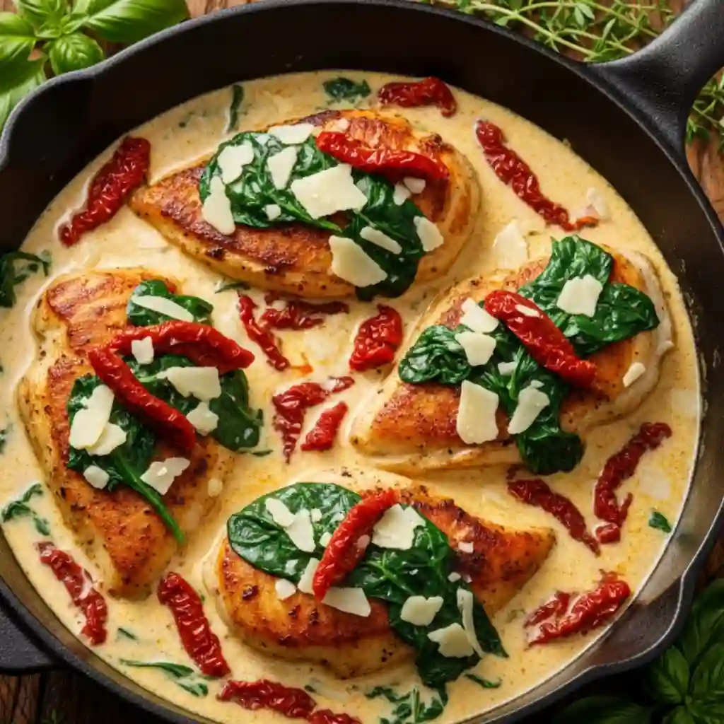 Garlic Tuscan Chicken (Creamy, Keto-Friendly & Restaurant-Style)