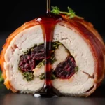 Prosciutto-Wrapped Cherry-Stuffed Chicken Breasts