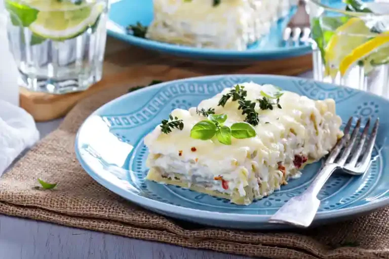 White Cheese Chicken Lasagna